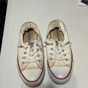 White Slip On Converse